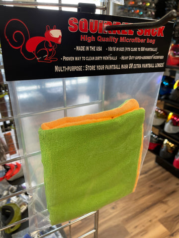 Squirrel Sack Microfiber Bag - Orange/Green