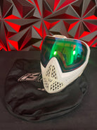 Used Dye I5 Paintball Goggle - White / Gold w/ Soft Goggle Bag