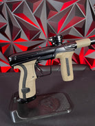 Used Infamous / Planet Eclipse CS2 Paintball Gun - Black w/ Earth Grip Kit, Full FL Kit, 4 Triggers, & American Flag Eye Covers