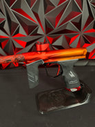 Used Dye DSR Paintball Gun - Orange/Red Fade (Tequila Sunrise) w/Flex Face Bolt/Flex Flow Can, Carbon IC Barrel