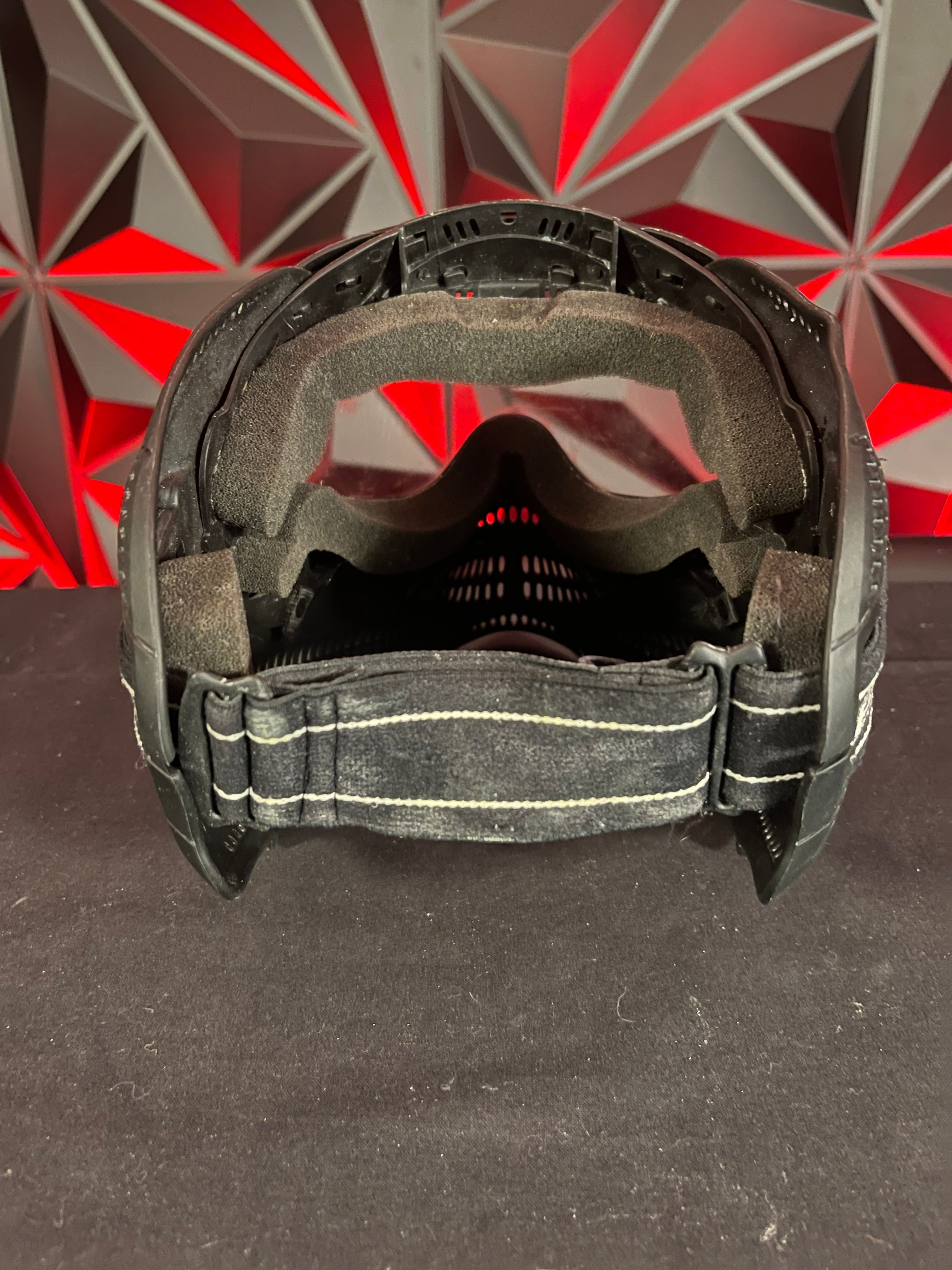 Used Dye Proto Paintball Mask Black Punishers Paintball