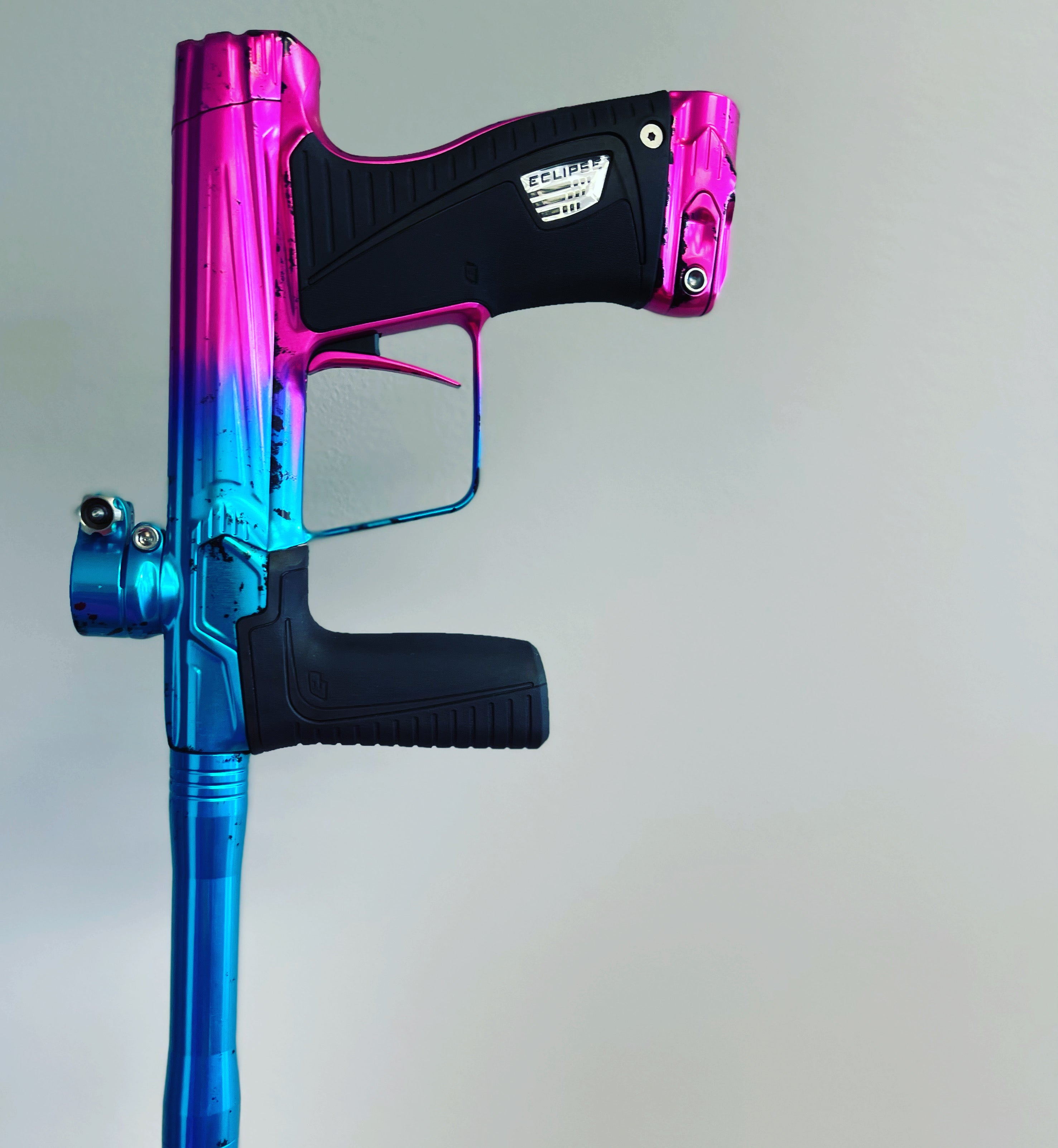 Planet Eclipse Gtek 180r ULTIMATE Paintball Gun - LE Pink/Blue Speckled Fade