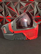 Used Carbon SLD LESS Coverage Paintball Mask - Crimson