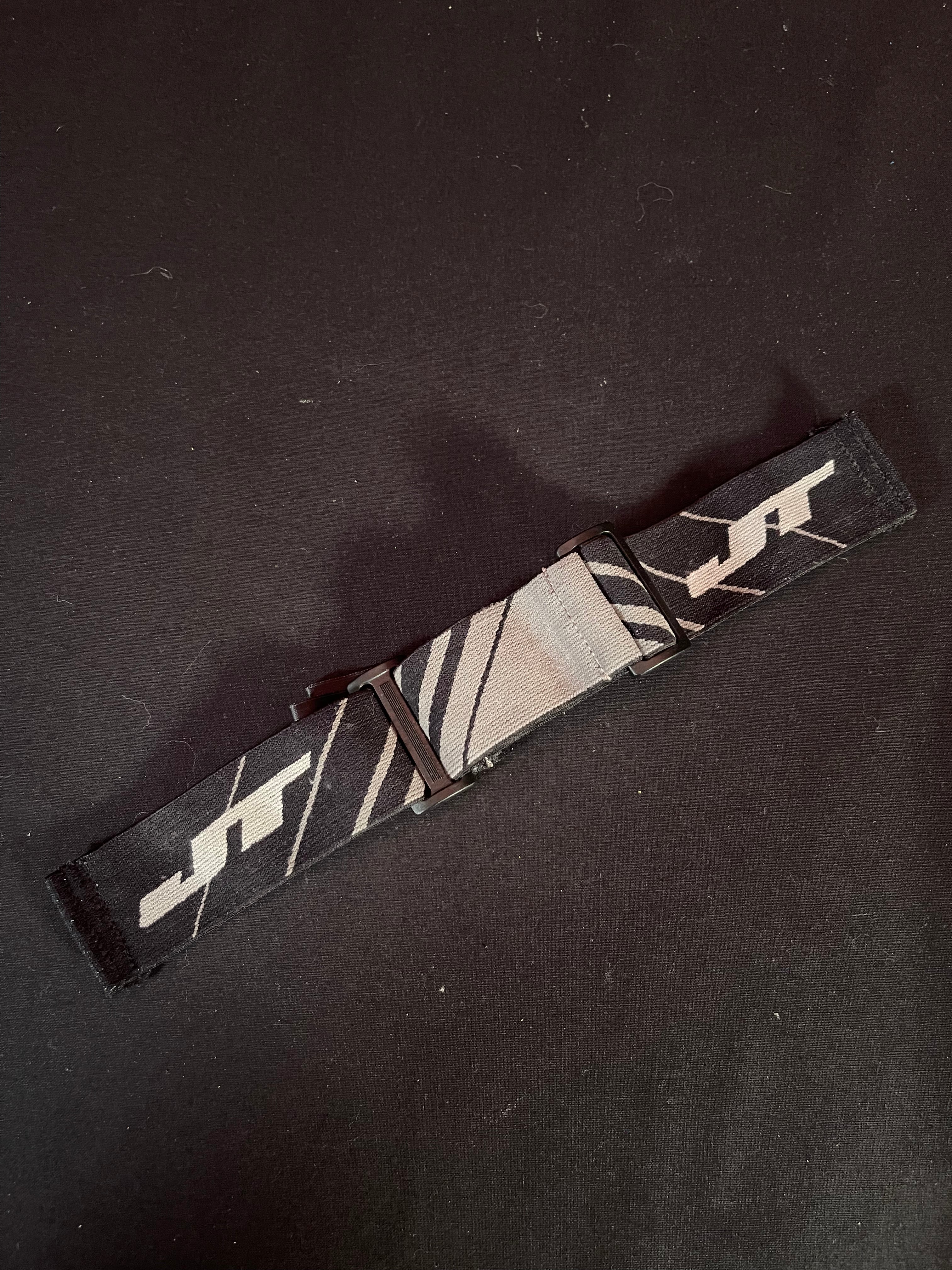 Used JT Goggle Strap - Grey/Black