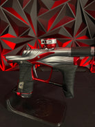 Used Planet Eclipse LV1.6 Paintball Gun - Teahupo Silver/Red w/Deuce Trigger, SSC Bolt, SSC Spare Parts Kit