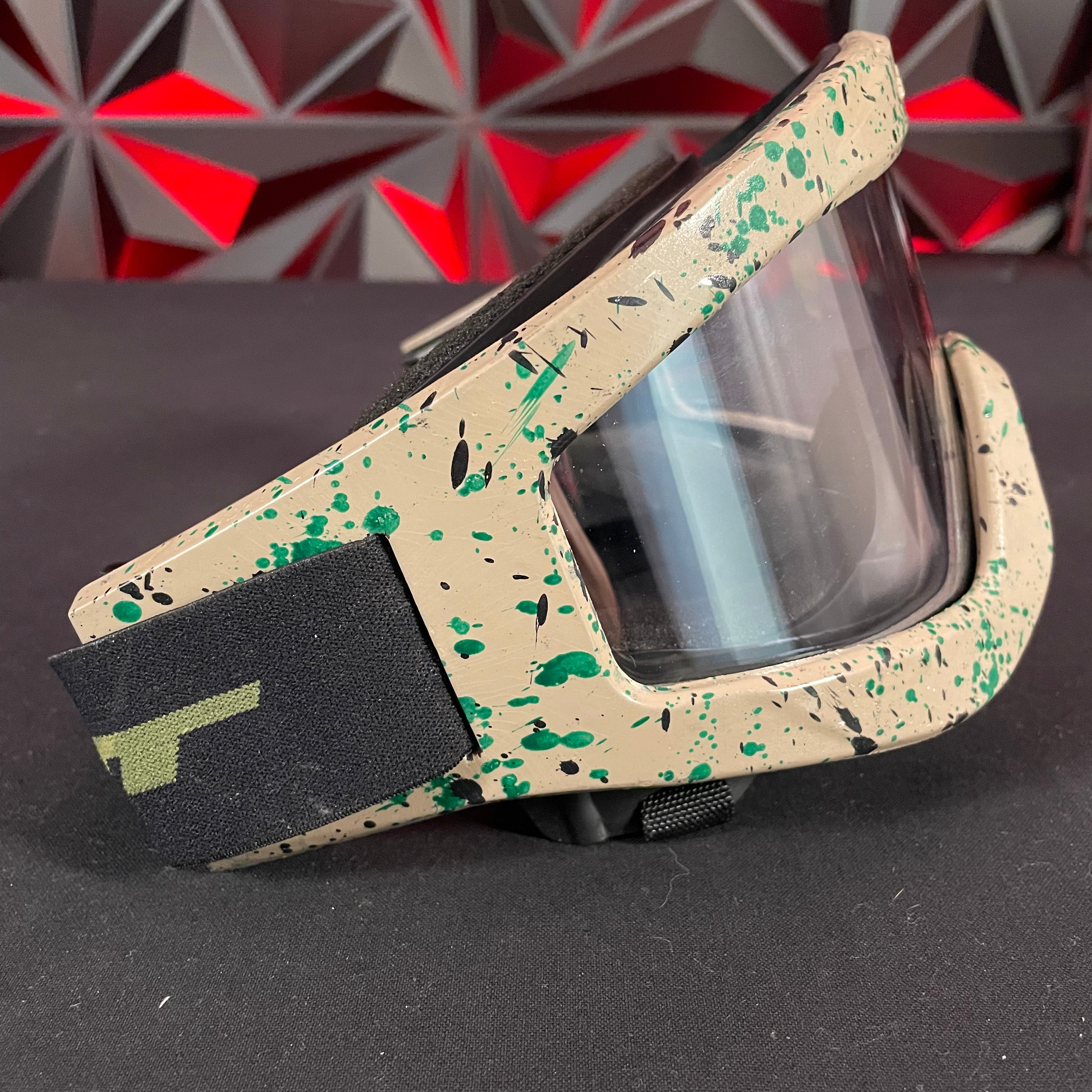 Used JT Proflex Paintball Mask Frame - Tan Speckled