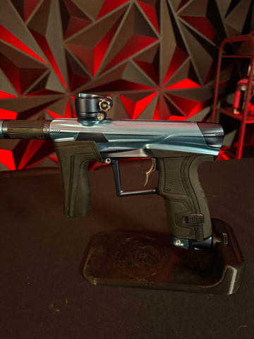 Used Planet Eclipse Geo 4 Paintball Gun - Light Blue/Dark Blue w/Infamous Deuce Trigger