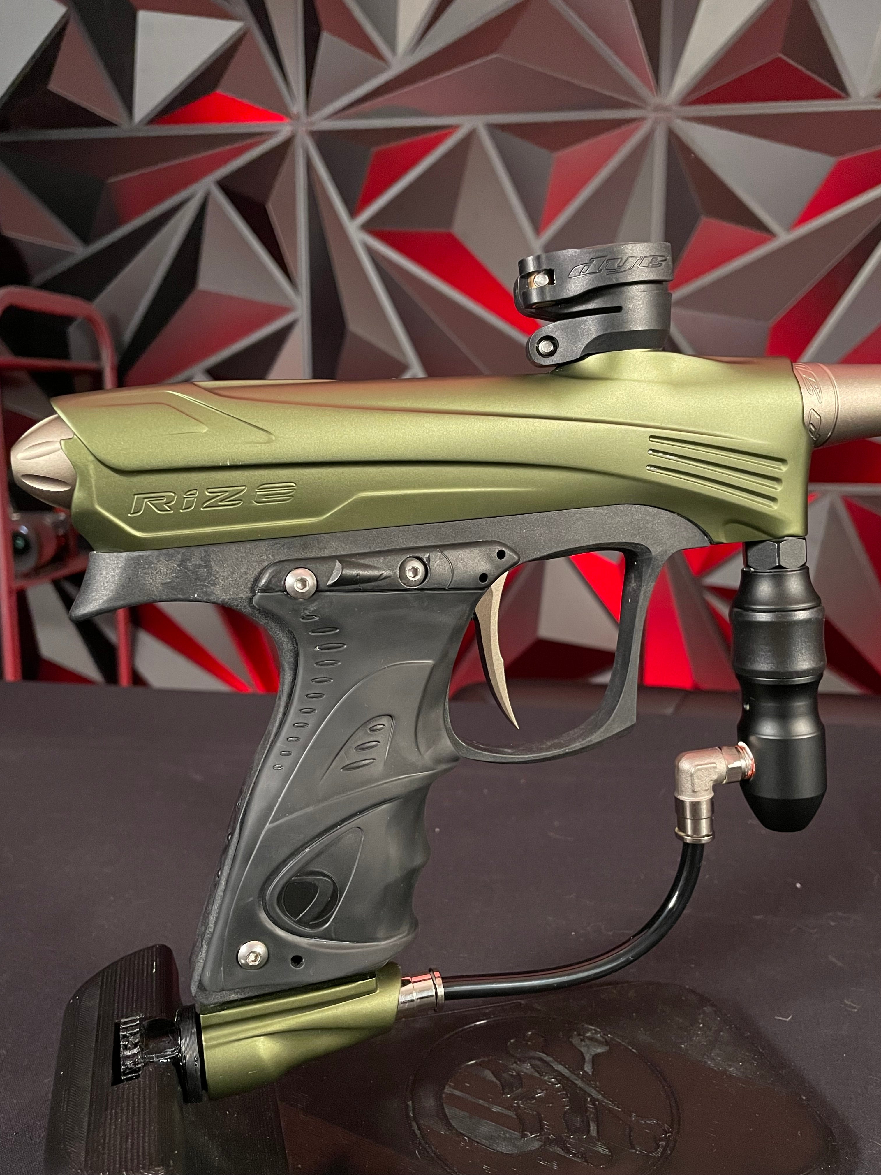 Used Dye CZR Paintball Marker- Olive/Tan