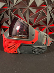 Used Carbon SLD LESS Coverage Paintball Mask - Crimson