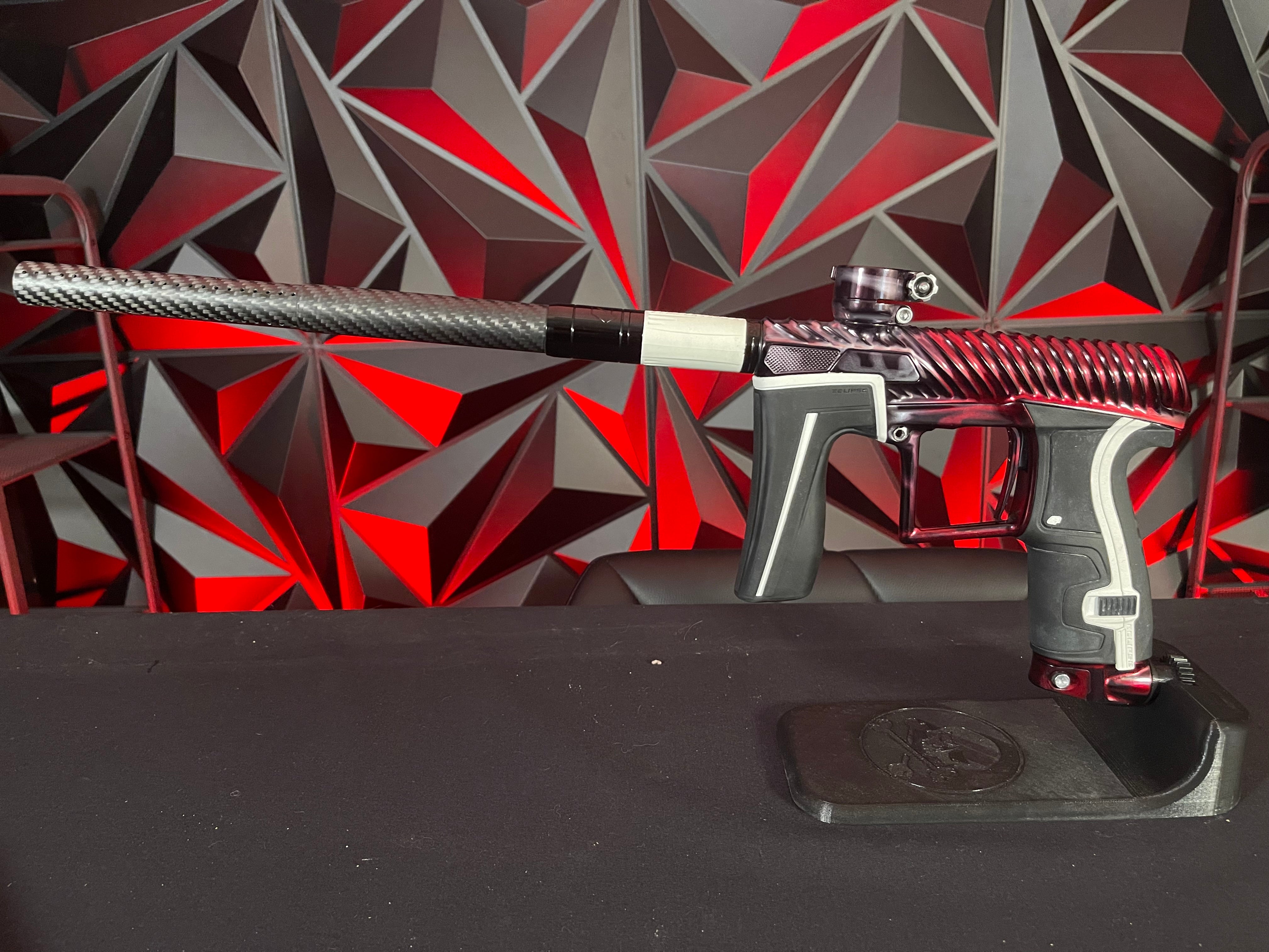 Used Eclipse Geo 4 Twister Paintball Gun Red/Grey Acid Wash