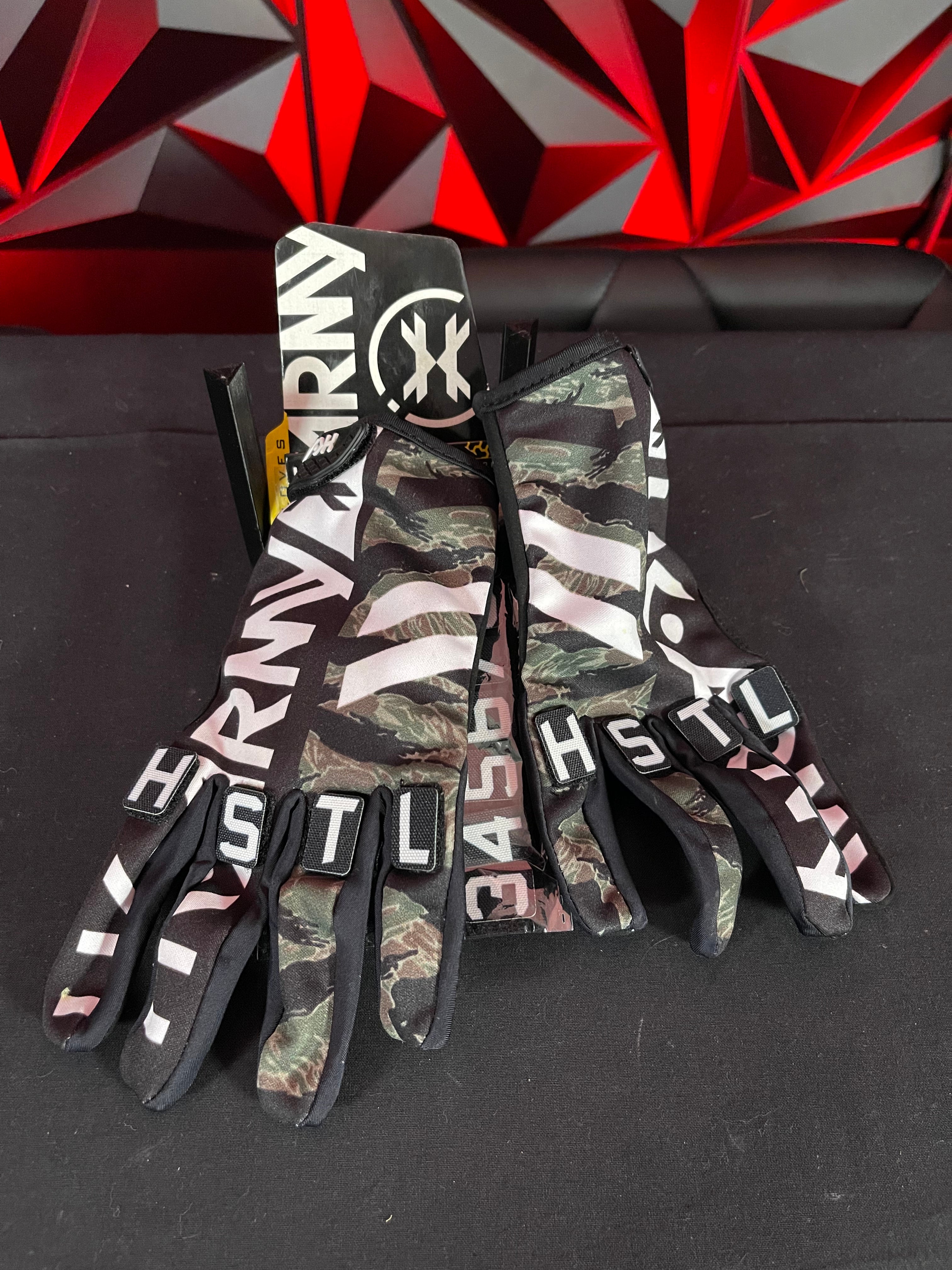 Used HK Army Knucklez Freeline Pro Gloves - Tigerstripe - XL