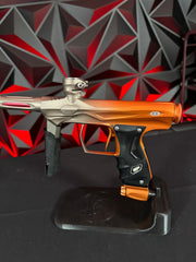 Used Shocker Amp Paintball Gun - Orange/Tan Fade w/Splash Barrel