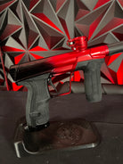 Used Planet Eclipse CS2 Pro Paintball Gun - Polished Black/Polished Red w/Dust Red FL Barrel, Full FL Kit, & Black Scythe Trigger