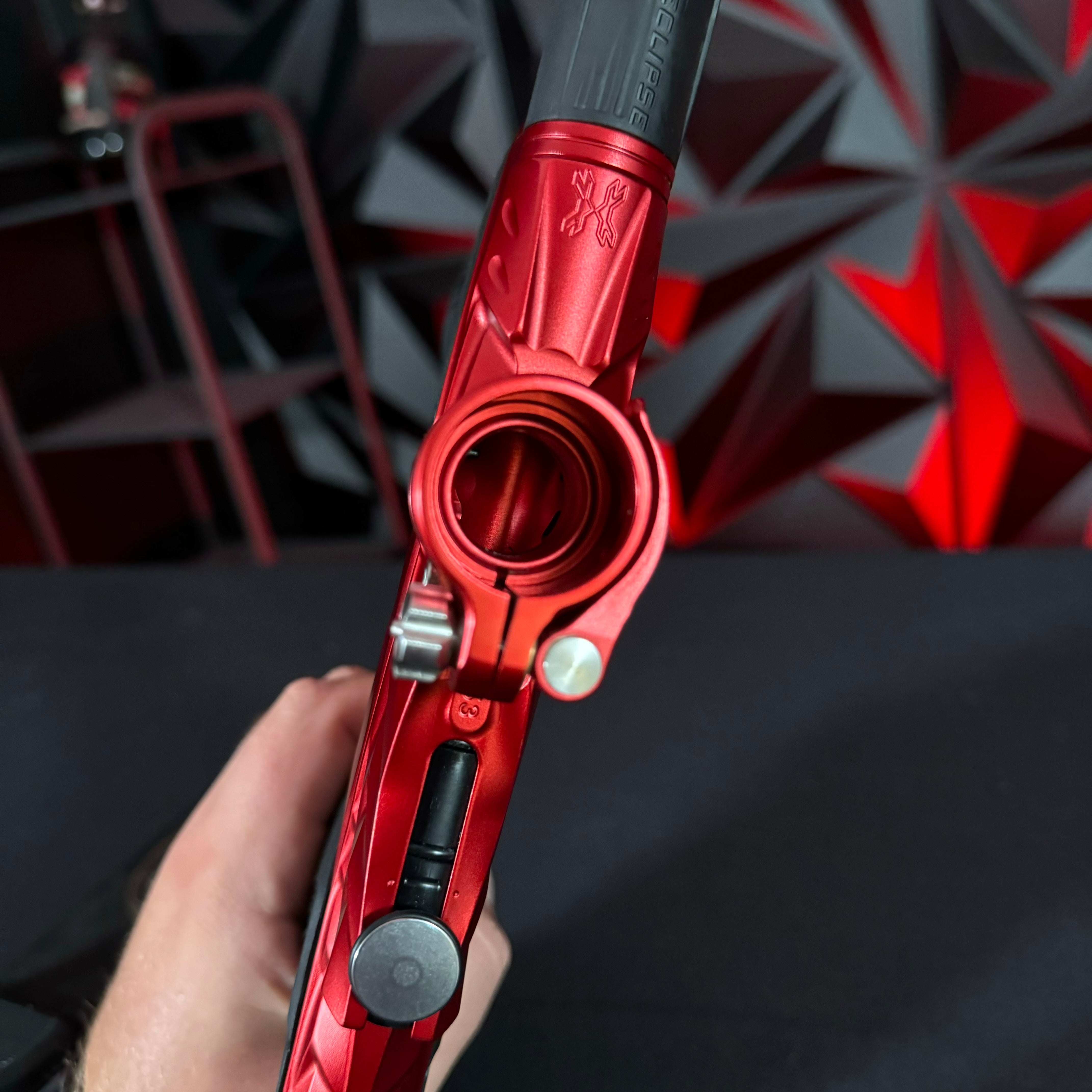 Used HK Army/Planet Eclipse LV2 Fossil Paintball Gun - Dust Red w/ Scy