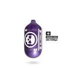 Infamous "DIAMOND SERIES" SKELETON AIR HYPERLIGHT AIR TANK - BOTTLE ONLY - 68/4500 Purple/White