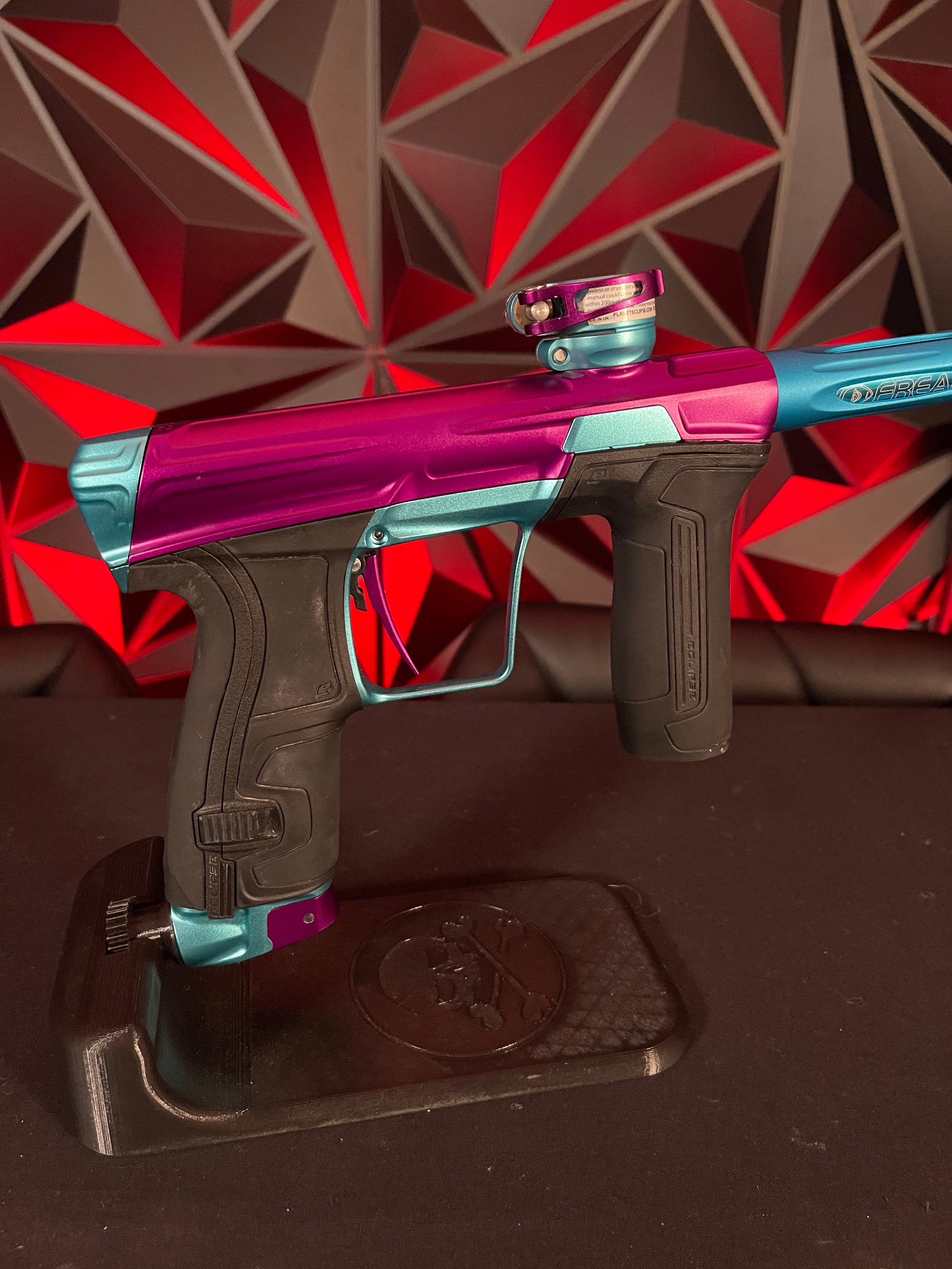 クー☆★☆　cs2セット Use Planet Eclipse CS2 Paintball Gun - Purple/Teal w/ Matching Freak X