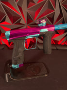 Use Planet Eclipse CS2 Paintball Gun - Purple/Teal w/ Matching Freak XL Barrel System