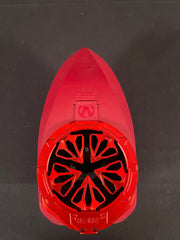 Used Virtue Spire IR2 Paintball Loader - Red w/ HK Army Evo Pro Speed Feed & Rain Lid