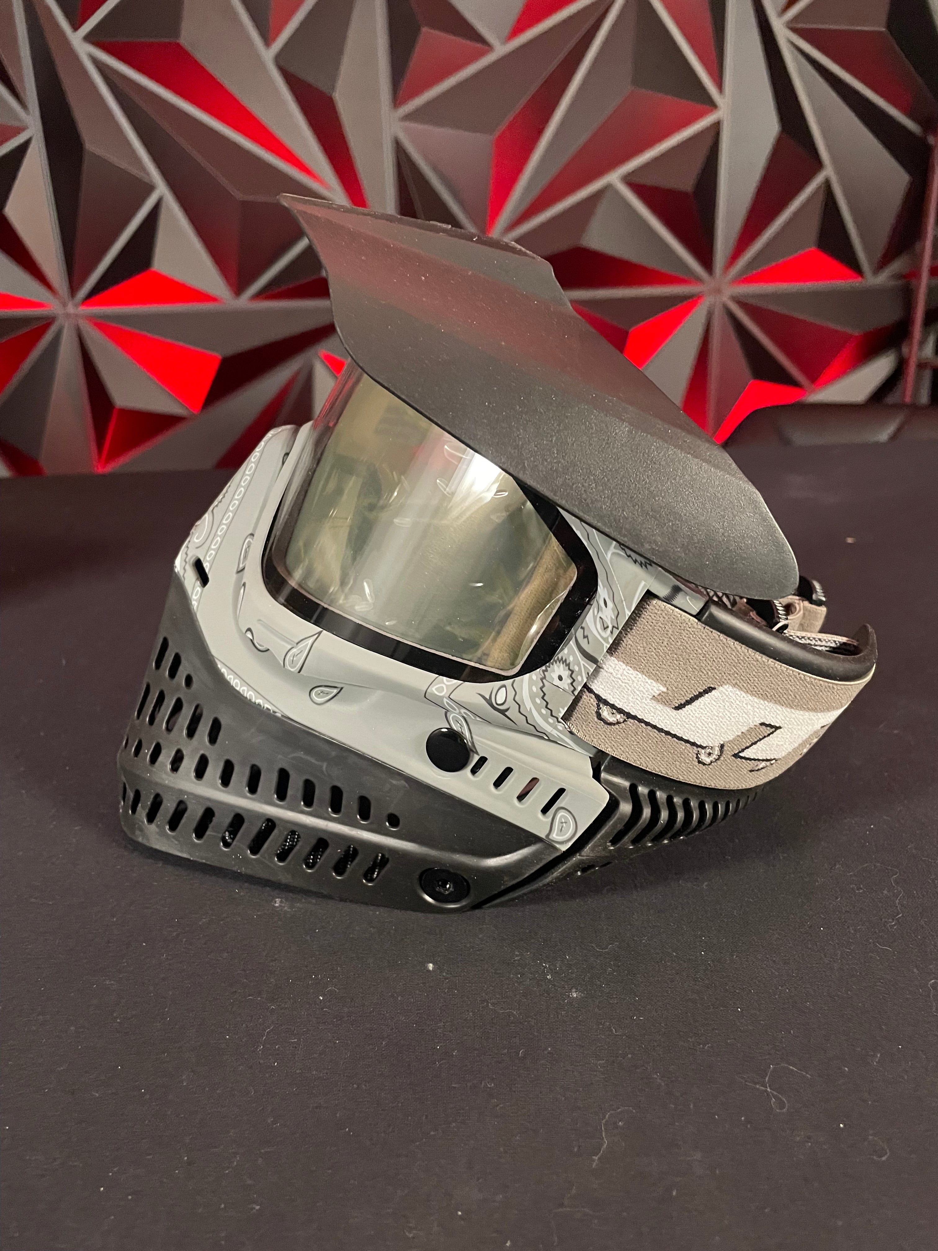 Used JT Proflex Paintball Mask - LE Bandana Grey w/Clear Lens – Punishers  Paintball