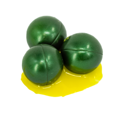 Valken Fate 0.68 Cal Paintballs - 2000 Count Green Shell/Yellow Fill