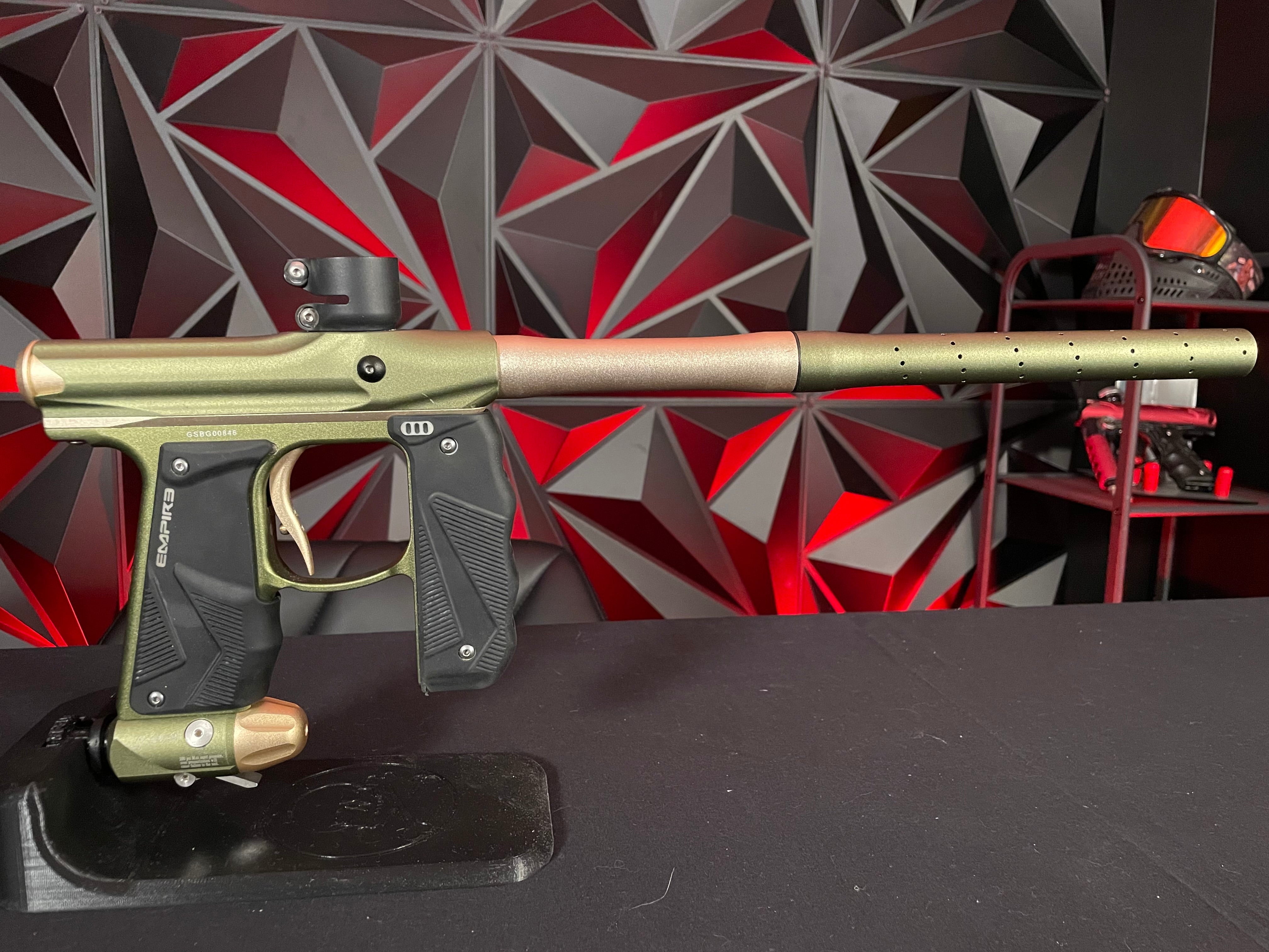 Used Empire Mini GS Paintball Gun - Olive/Tan