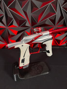 Used Planet Eclipse Ego LV1.5 Paintball Gun - Silver/Red w/ Deuce Trigger