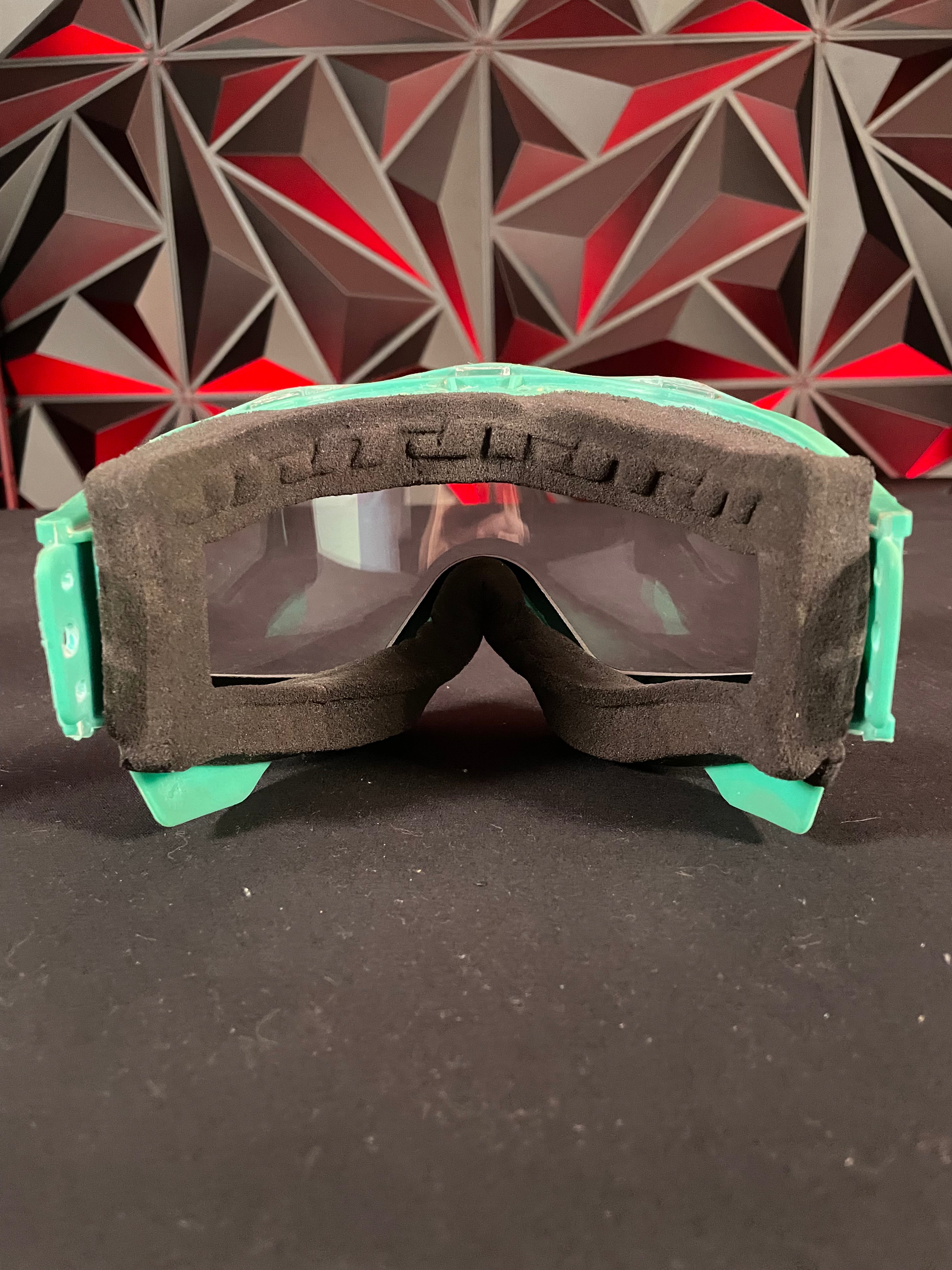 Used JT Proflex Paintball Mask Frame - Teal w/ Clear Lens