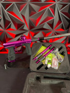 Used Planet Eclipse CS2 Paintball Gun - Purple w/ 3 Full FL Kit