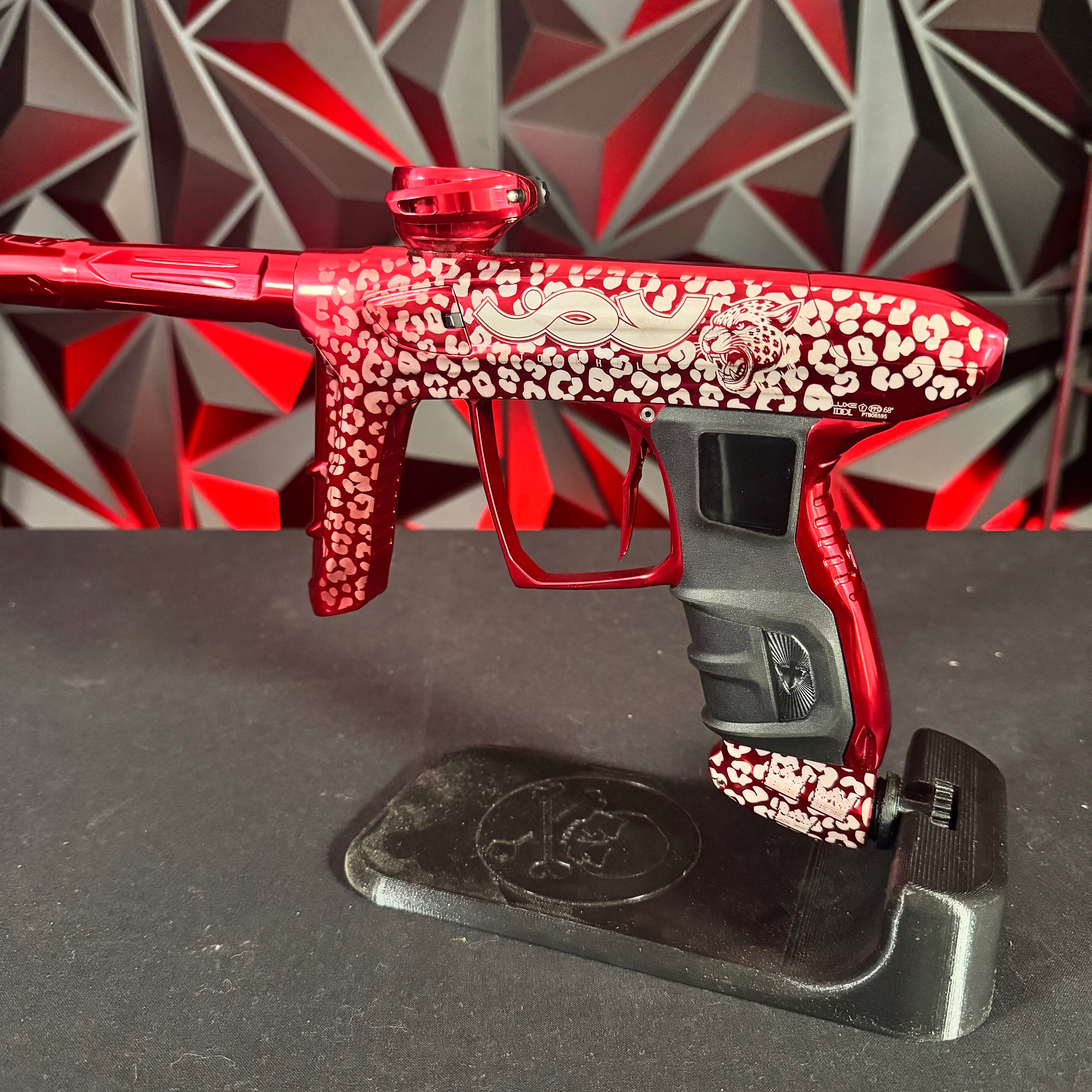 Used DLX Luxe IDOL Paintball Gun - Polished Red Joy Division
