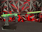 Planet Eclipse Emek 100 Paintball Gun w/ Custom Green Body w/Matching Spire IR2, Aftermarket trigger, Shaft FR Barrel,