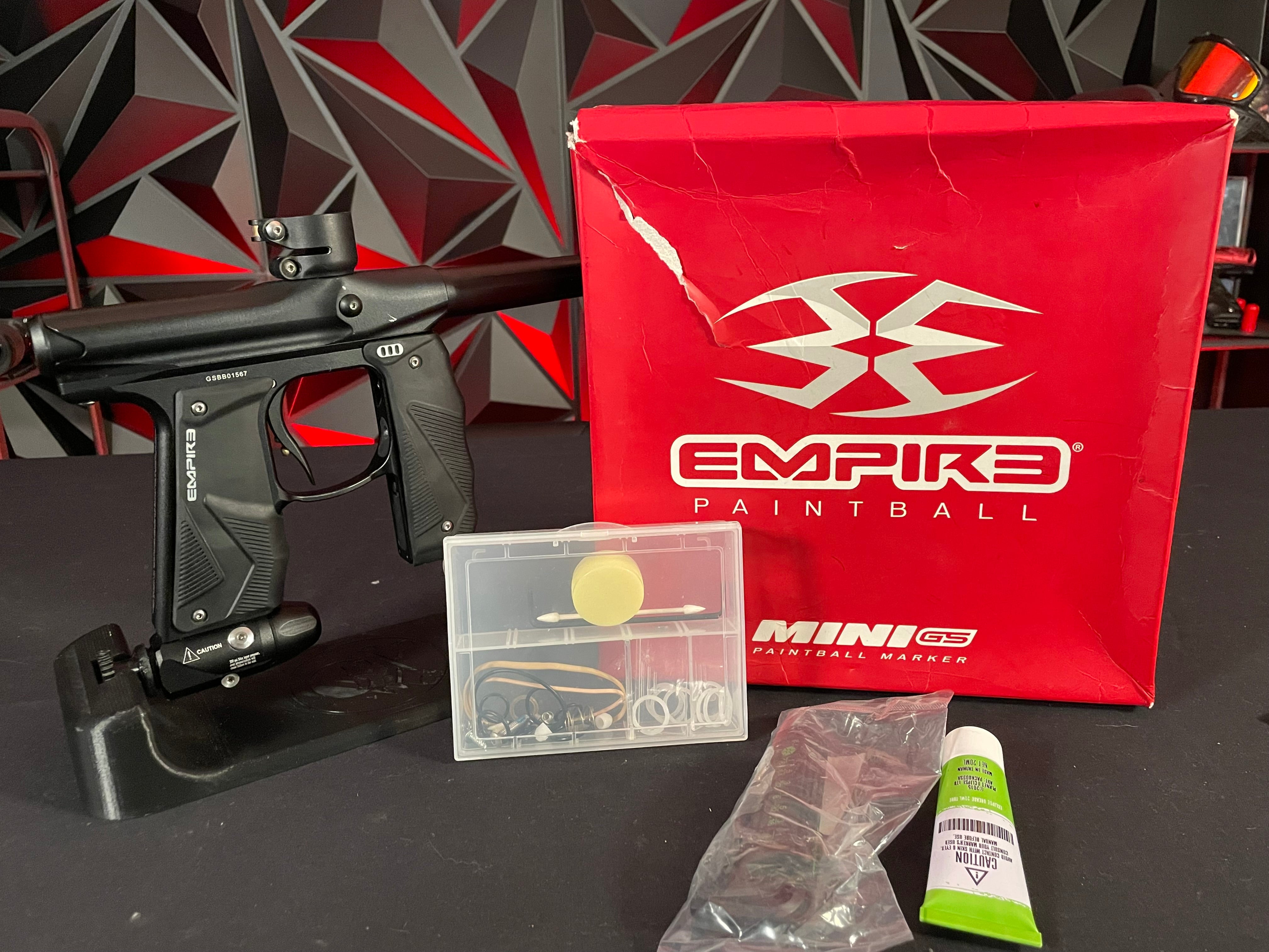 Used Empire Mini GS Paintball Gun- Dust Black