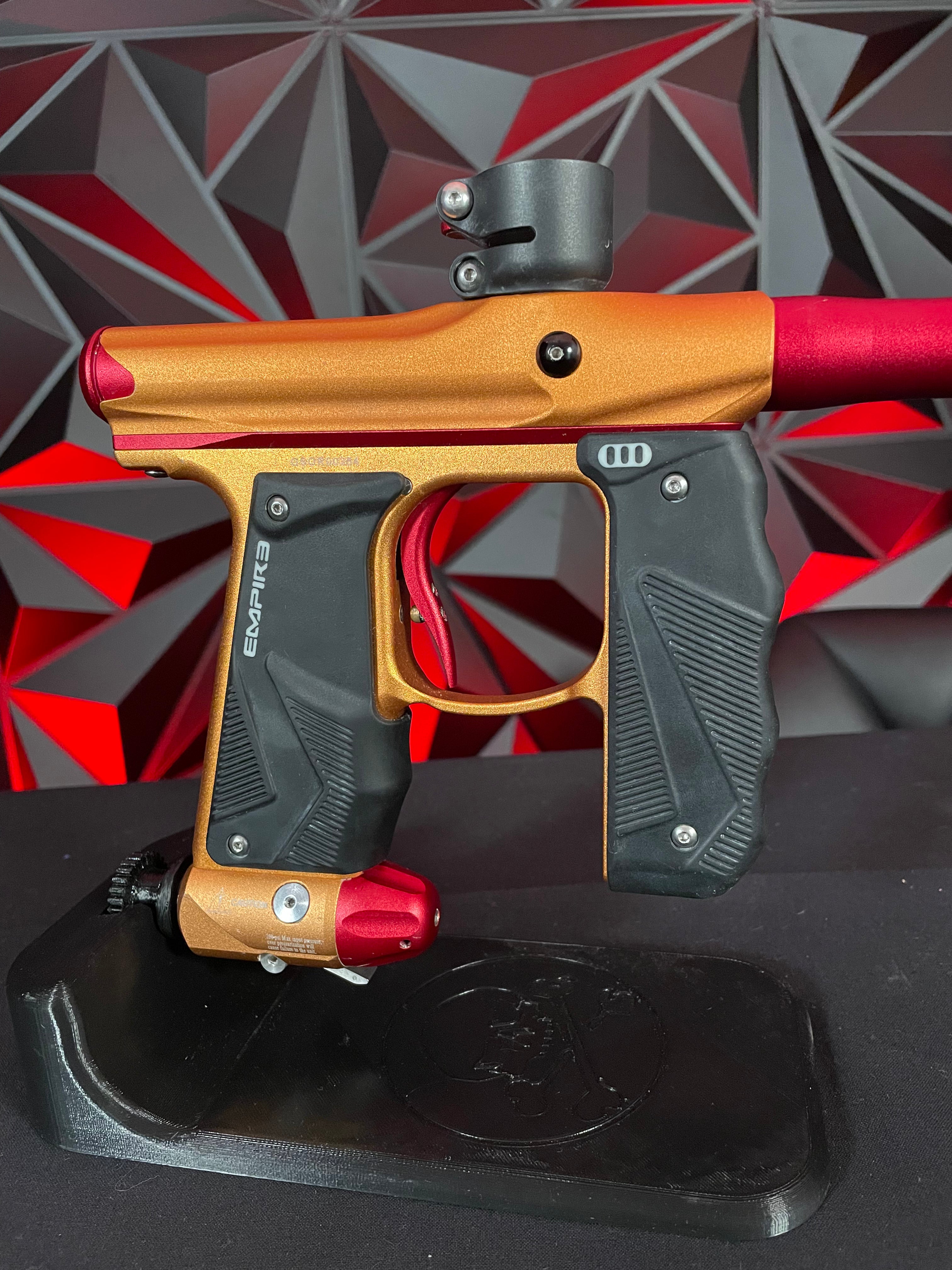 Used Empire Mini GS Paintball Gun - Dust Orange / Dust Red