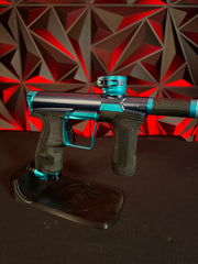 Used CS2 Pro Paintball Gun - Blue/Teal w/ 3 FL Backs