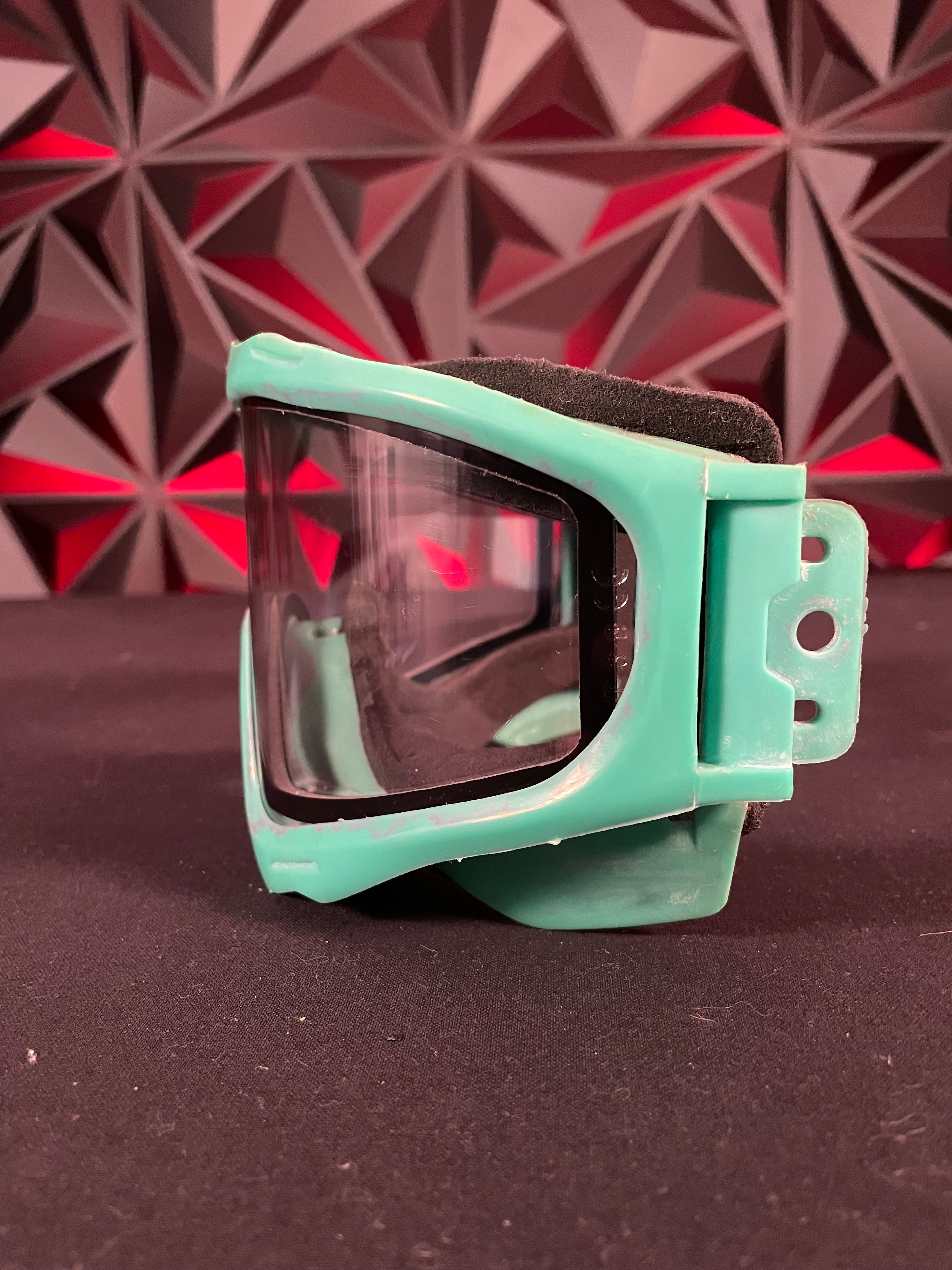 Used JT Proflex Paintball Mask Frame - Teal w/ Clear Lens