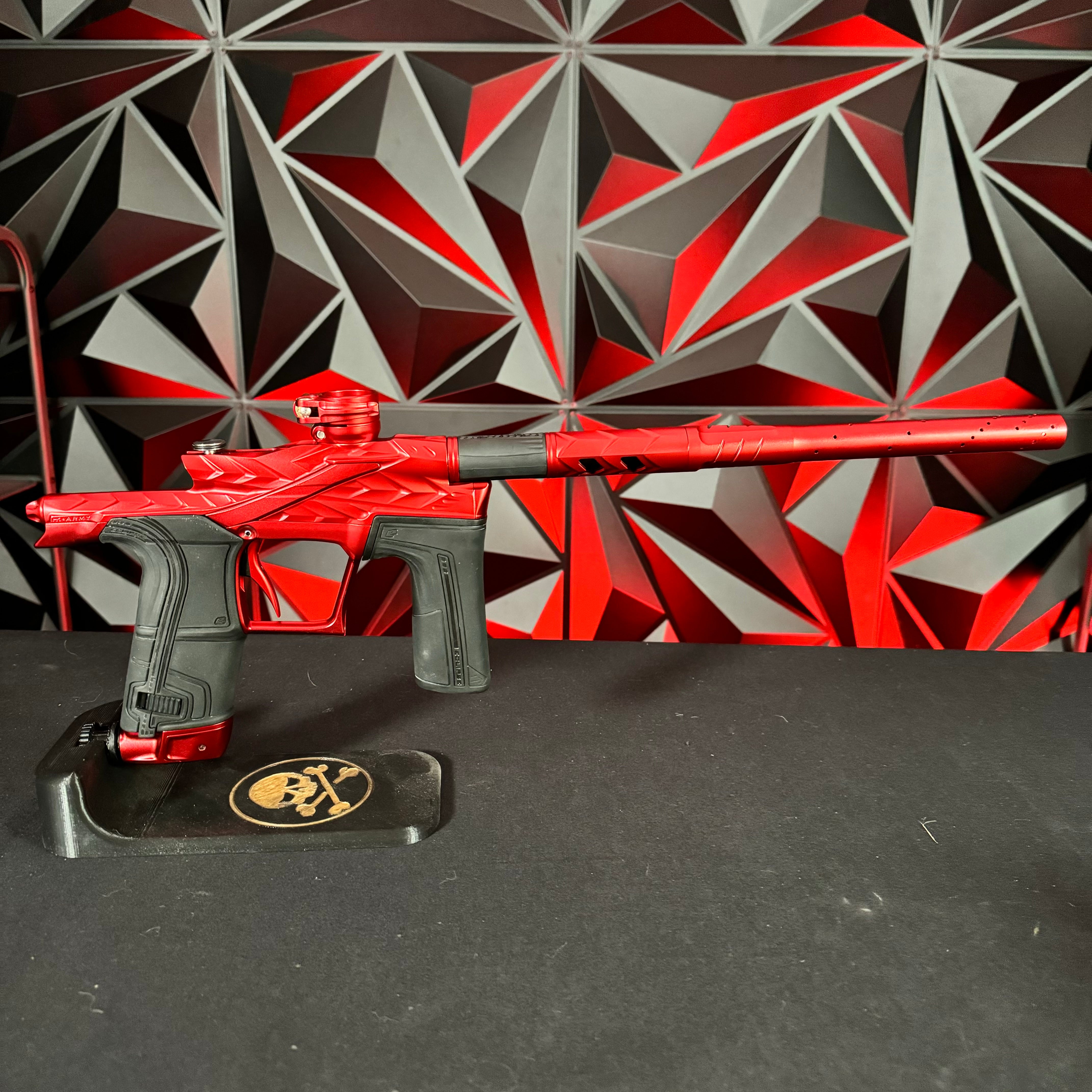 Used HK Army/Planet Eclipse LV2 Fossil Paintball Gun - Dust Red w/ Scy