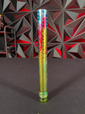 Used Dye UL-S Paintball Barrel Tip w/Custom Polished Multi-Color Anno