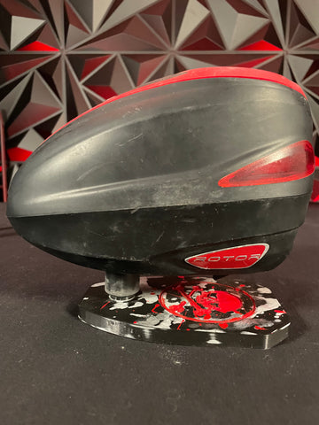 Used Dye Rotor Paintball Loader - Black/Red w/Speed Feed