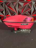 Used Virtue Spire 3 Paintball Loader - Red w/ Speedfeed and Rain Lid