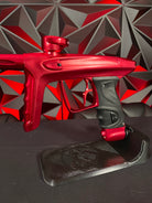 Used DLX Luxe TM40 Paintball Gun - Dust Red / Gloss Red w/Infamous Deuce Trigger