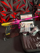 Used DLX Luxe TM40 Paintball Gun - LE Dust Pink/Yellow Smear