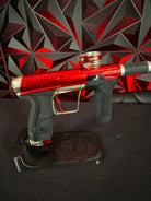 Used Planet Eclipse/Infamous CS2 Paintball Gun - Red/Bronze w/ 2 FL Backs, Custom Eye Covers, and Deuce Trigger