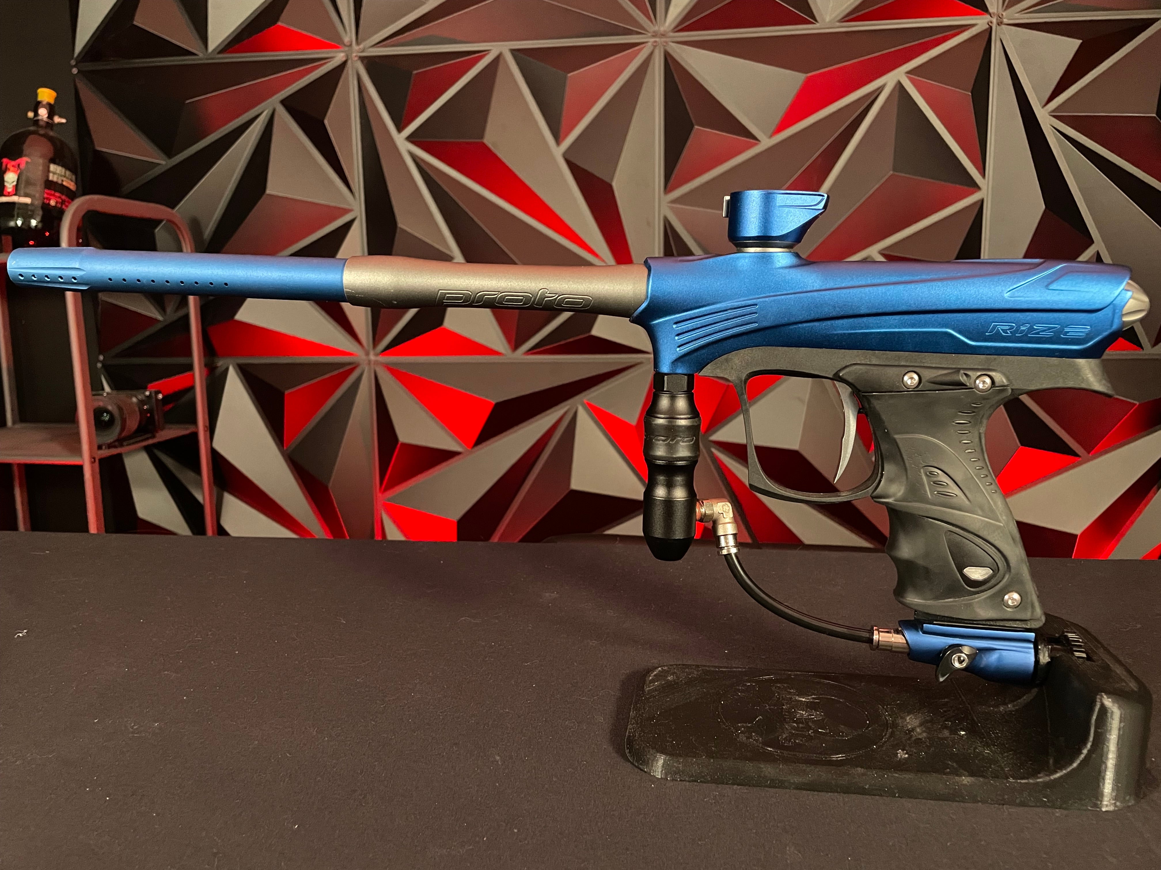 Used Dye Maxed Rize Paintball Gun - Blue/Pewter