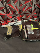 Used Planet Eclipse LV1.5 Paintball Gun - Silver/Black w/FDE Grips, Infamous Silencio Tip, FL Back, & Stock Barrel