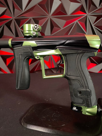 Used Planet Eclipse Geo 4 Paintball Gun - Emerald w/ 1R Deuce Trigger and Aluminum Tip