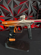 Used Shocker Amp Paintball Gun - Orange/Tan Fade w/Splash Barrel