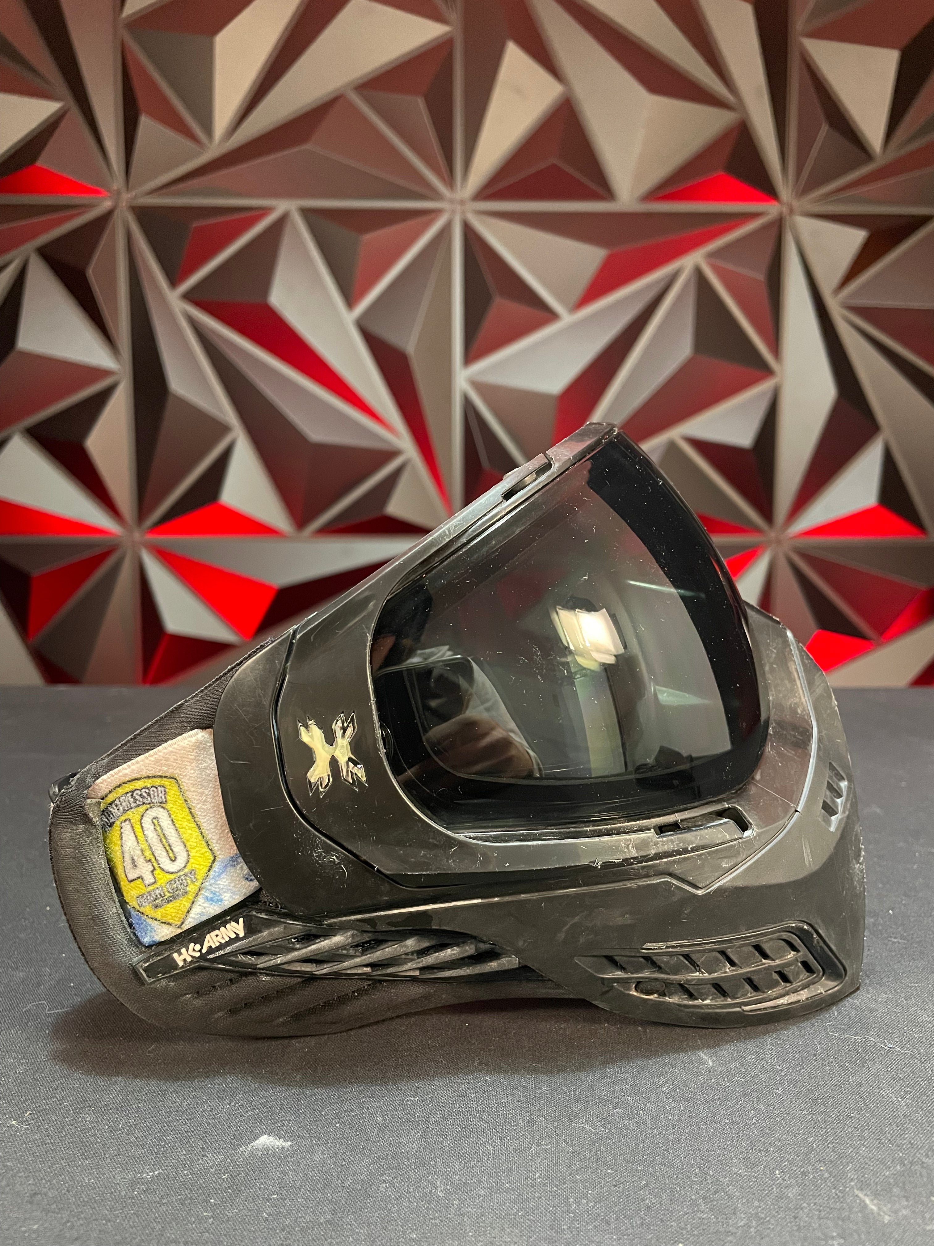 Used HK Army KLR Paintball Mask - Onyx (Black)