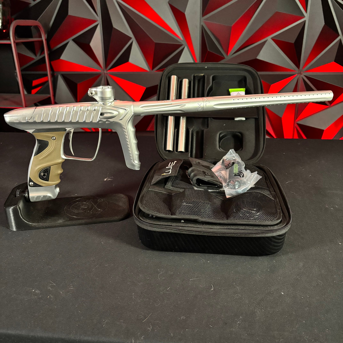 Used DLX Project TM40 Paintball Gun - Dust Silver