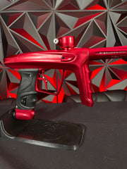 Used DLX Luxe TM40 Paintball Gun - Dust Red / Gloss Red w/Infamous Deuce Trigger