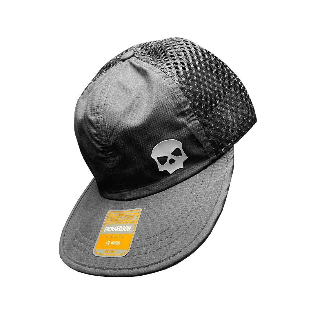 Infamous Active Hat - Black Skull Icon