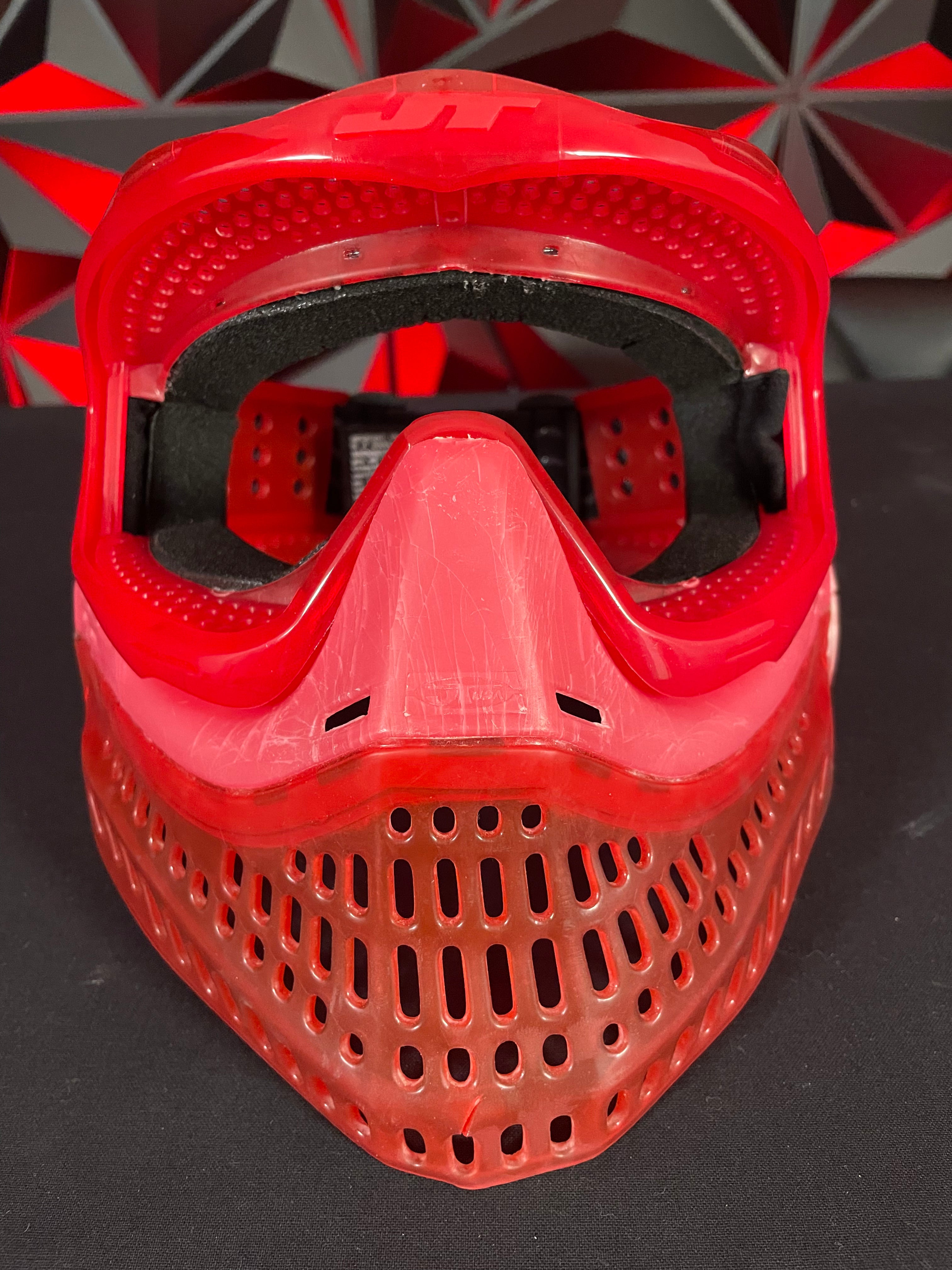 Used JT Proflex Paintball Mask - OG Red Bottoms w/ Red ICE Frame –  Punishers Paintball